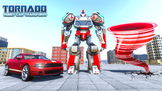 اسکرین شات برنامه Tornado Robot Car Transform: Hurricane Robot Games 1