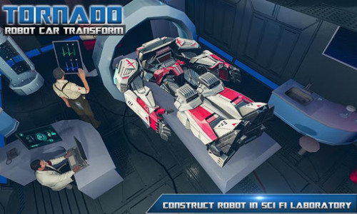 اسکرین شات برنامه Tornado Robot Car Transform: Hurricane Robot Games 7
