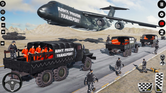 اسکرین شات بازی Army Prisoner Transport Truck 3