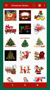 اسکرین شات برنامه Christmas Sticker and GIF 4