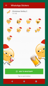 اسکرین شات برنامه Christmas Sticker and GIF 5