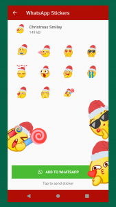 اسکرین شات برنامه Christmas Sticker and GIF 2