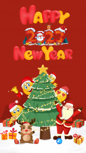 اسکرین شات برنامه Christmas Sticker and GIF 1