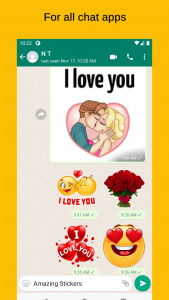 اسکرین شات 2 برنامه ILove Stickers - WASticker