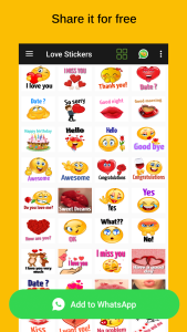اسکرین شات 1 برنامه ILove Stickers - WASticker