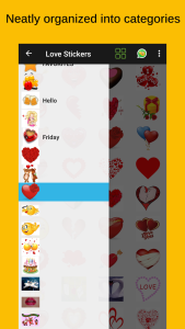 اسکرین شات 6 برنامه ILove Stickers - WASticker