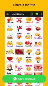 اسکرین شات برنامه ILove Stickers - WASticker 1