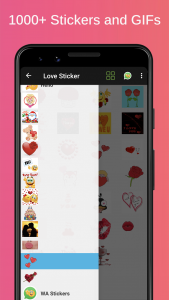 اسکرین شات برنامه Love Sticker - WAStickerApps 3