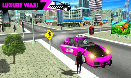 اسکرین شات بازی New York Taxi Duty Driver: Pink Taxi Games 2018 8