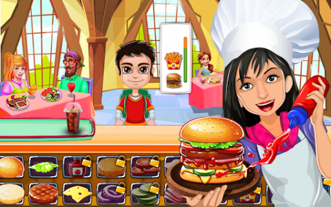 اسکرین شات بازی Euro Burger Super King : Cooking Game 2