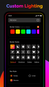 اسکرین شات برنامه Edge Flashing Colors, Lighting 5