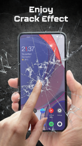 اسکرین شات 6 برنامه Crack & Broken Screen Prank