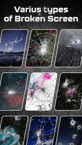 اسکرین شات 2 برنامه Crack & Broken Screen Prank