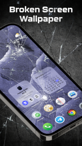 اسکرین شات 3 برنامه Crack & Broken Screen Prank