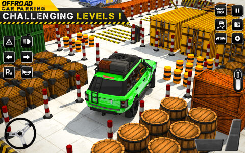 اسکرین شات برنامه Car Parking 3d: Driving Games 2