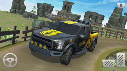 اسکرین شات 1 برنامه Mountain Hill Offroad Parking