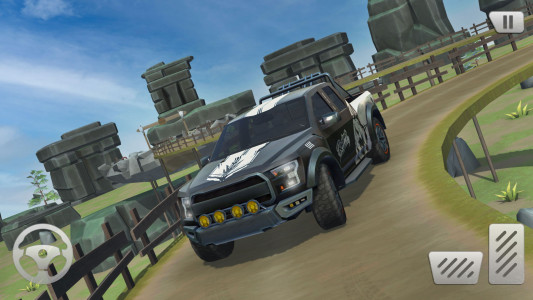 اسکرین شات 2 برنامه Mountain Hill Offroad Parking