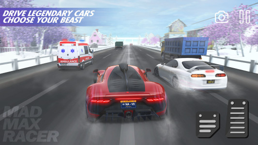 اسکرین شات 1 بازی Car Racing Games MAD Max Racer