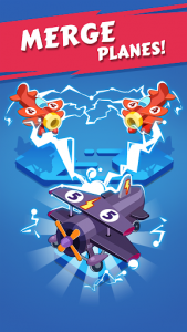 اسکرین شات بازی Merge Plane - Click & Idle Tycoon 1