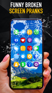 اسکرین شات برنامه Broken Screen - Funny Pranks 1