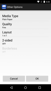 اسکرین شات 5 برنامه Brother Print Service Plugin