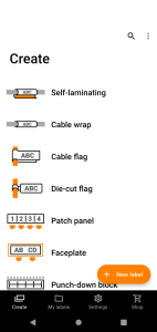 اسکرین شات 1 برنامه Brother Pro Label Tool