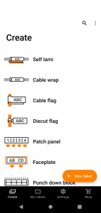 اسکرین شات 1 برنامه Brother Pro Label Tool