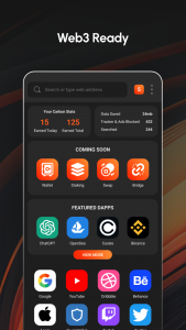 اسکرین شات برنامه Carbon: Super Fast Browser 3