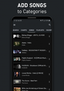 اسکرین شات برنامه Online Music Player 5