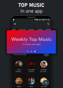 اسکرین شات برنامه Online Music Player 1