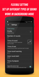 اسکرین شات برنامه Boxing Interval Timer 3