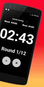 اسکرین شات برنامه Boxing Interval Timer 2