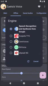 اسکرین شات برنامه Zueira’s Voice: Text to Speech 7