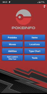 اسکرین شات برنامه PokeInfo 1