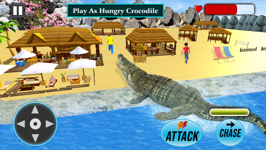 اسکرین شات بازی Hungry Crocodile Fury Attack 1