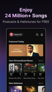 اسکرین شات برنامه Wynk Music: MP3, Song, Podcast 1