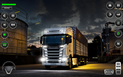 اسکرین شات 3 بازی City Cargo Truck Game 3D