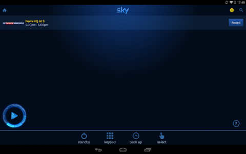 اسکرین شات برنامه Sky+ 8