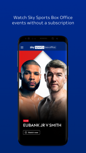 اسکرین شات 1 برنامه Sky Sports Box Office