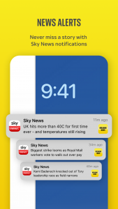 اسکرین شات برنامه Sky News: Breaking, UK & World 4