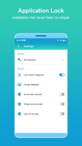 اسکرین شات برنامه App lock - Fingerprint 7