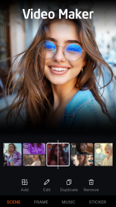 اسکرین شات 1 برنامه Video Maker with Music