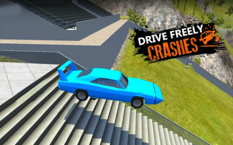 اسکرین شات بازی Car Crash Beam  Drive Sim: Death Stairs Jump Down 7