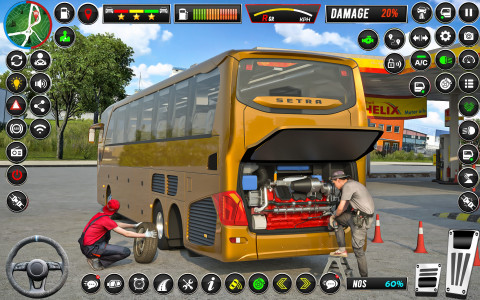 اسکرین شات بازی Euro Coach Bus Game Driving 3D 2