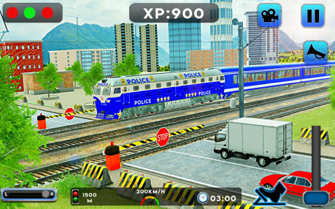 اسکرین شات بازی US Police Train Games 2019: Pr 3