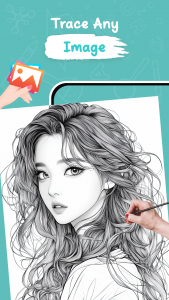 اسکرین شات 3 برنامه AR Draw Sketch: Trace & Sketch