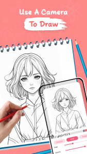 اسکرین شات 1 برنامه AR Draw Sketch: Trace & Sketch