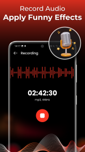 اسکرین شات برنامه Voice Changer - Voice Effects 5