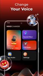 اسکرین شات برنامه Voice Changer - Voice Effects 1