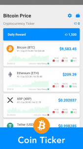 اسکرین شات برنامه Bitcoin Price: Your BTC Coin Ticker Crypto App 2